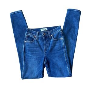 Madewell 10” High Rise Skinny Leg Jeans 23T Tall